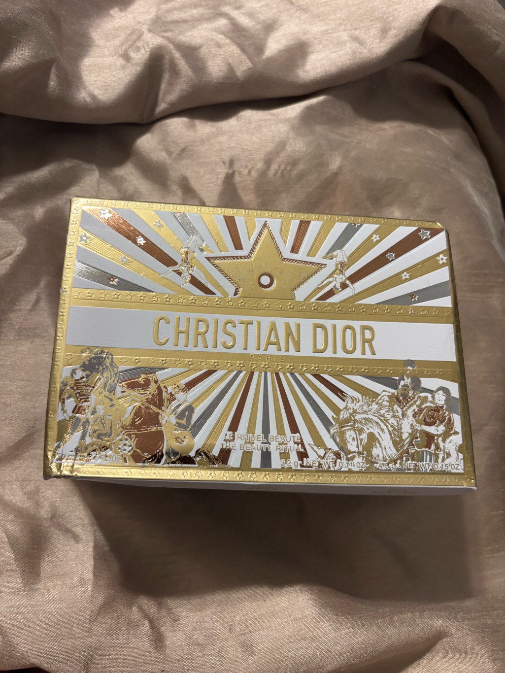 Dior New Gwp Pouch Shimmery Gold  Christian Dior